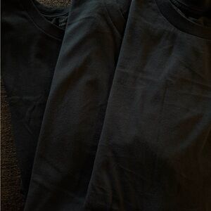 Black T-Shirt Set of 3 sz xl